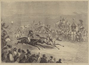 Der Turf in Indien, das Rennen